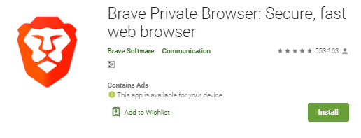 Brave Private Browser for Mac And Windows