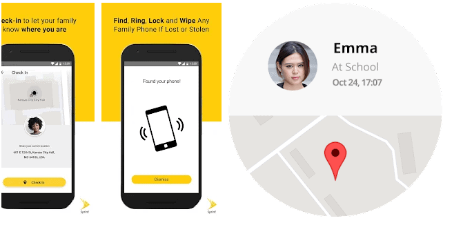 sprint family locator app for android